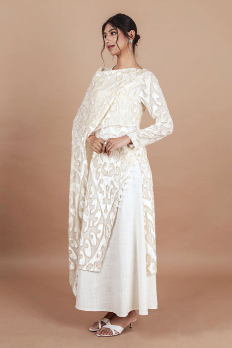 Ivory Wrap-Up Tunic